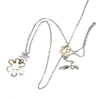 Necklace Salvini Woman Fiori in Gold Diamante 0.11 Ct 20020552 - 20020552